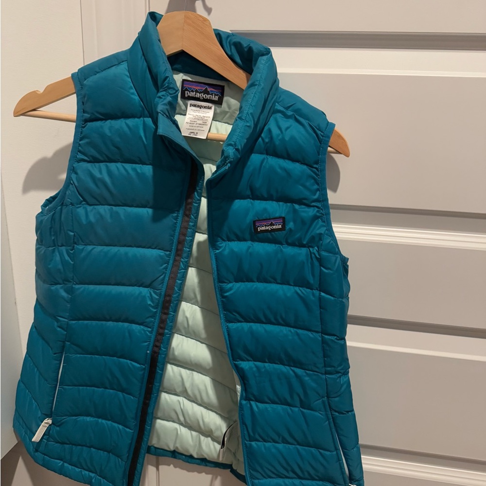 Patagonia Kids' Blue Puffer Vest